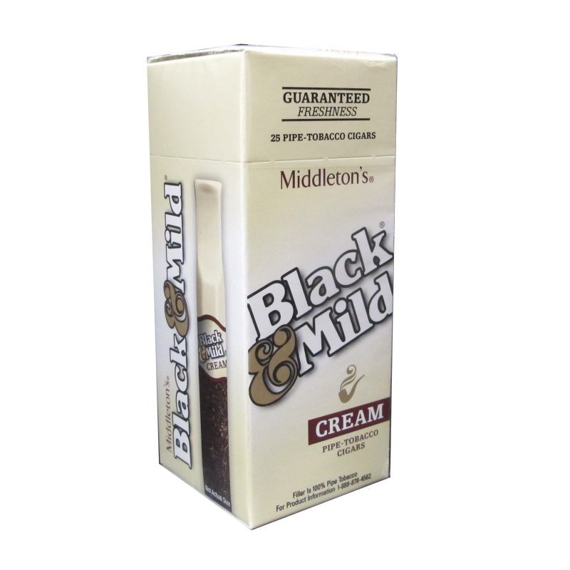 Black Mild Cream Upright 25ct copy