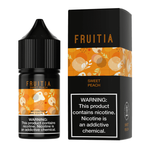 Fruitia SweetPeach BoxBottle 30m 35mg Angle 1 30452e26 fd73 460d 9eb6 b2c2727ae1a8