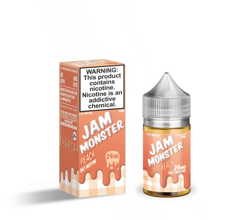 JM Peach 24mg 30ml New 1ae70072 828b 4540 8808 802ef5c0a44b