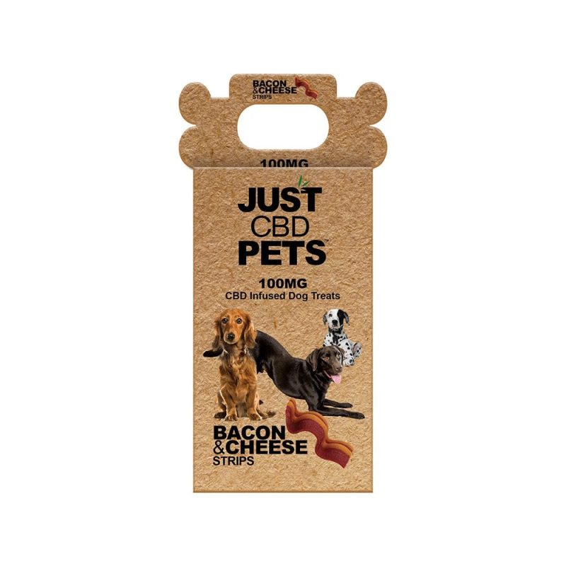 just cbd just pets bacon cheese wraps cbd dog treats 100mg p1135 3301 image